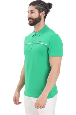 Lacoste Tops, Heren, Groen, 2Xl, Groene Polo Shirt Lente Zomer Stijl