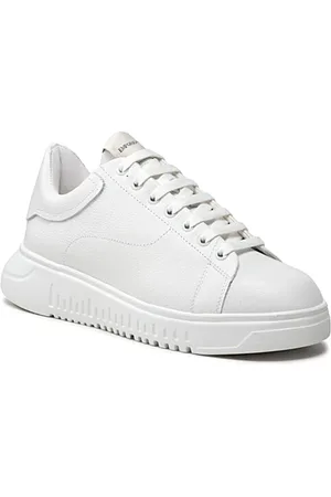 Emporio Armani Schoenen, Dames, Wit, 39 EU, Casual Sneakers voor Dagelijks Gebruik