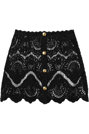 Twin-Set Rokken, Dames, Zwart, S, Zwarte Minirok