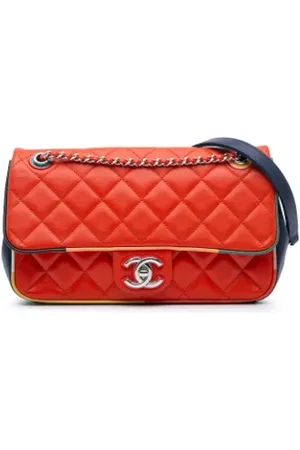 CHANEL Pre-owned, Dames, Rood, ONE Size, Leer, Pre-owned Leather crossbody-bags