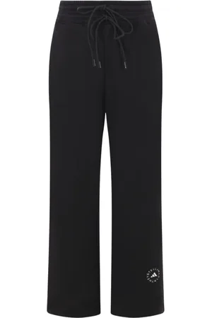 adidas Broeken, Dames, Zwart, M, Katoen, Straight Leg Joggers
