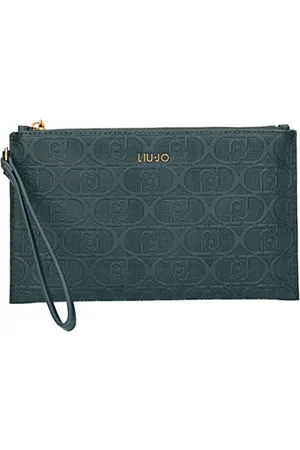 Liu Jo Tassen, Dames, Blauw, ONE Size, Leer, Stijlvolle Portemonnees & Pasjeshouders Pouchet