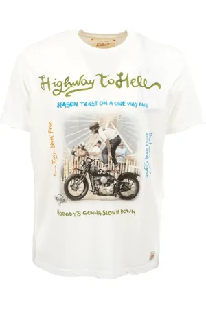 BOB der Bär Tops, Heren, Wit, 2Xl, Jersey Print Heren T-shirt
