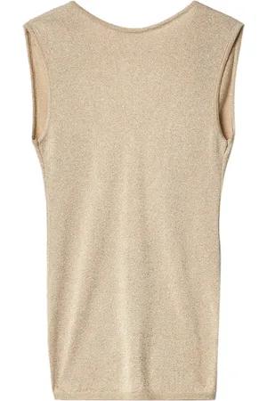 GAËLLE Tops, Dames, Geel, XS, Gouden Top voor Chique Look