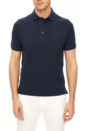 Gran Sasso Tops, Heren, Blauw, 4Xl, Klassieke Polo Shirt
