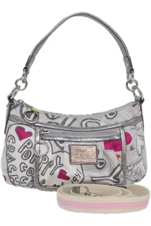 Coach Pre-owned, Dames, Veelkleurig, ONE Size, Tweedehands Canvas handtassen