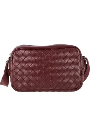 Bottega Veneta Pre-owned, Dames, Rood, ONE Size, Leer, Pre-owned Leather crossbody-bags