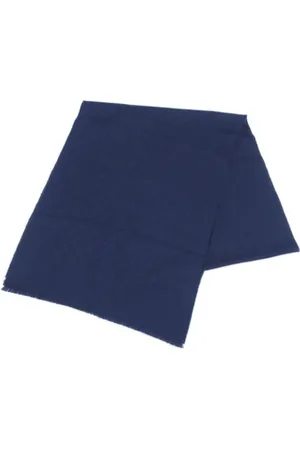 Gucci Pre-owned, Dames, Blauw, ONE Size, Kasjmier, Pre-owned Cashmere scarves