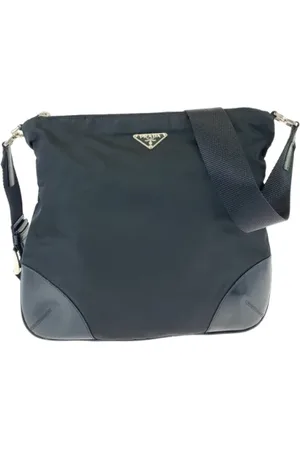 Prada Pre-owned, Dames, Zwart, ONE Size, Pre-owned Canvas prada-bags