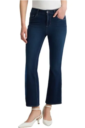 Liu Jo Jeans, Dames, Blauw, W29, Katoen, Hoge Taille Flare Jeans