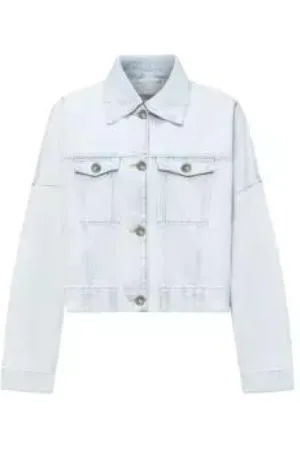 Drykorn Jassen, Dames, Blauw, S, Elegante veelzijdige jas Holbrooks