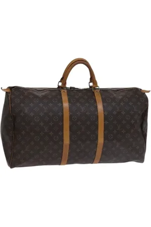 LOUIS VUITTON Pre-owned, Dames, Bruin, ONE Size, Tweedehands Canvas Louis Vuitton tassen