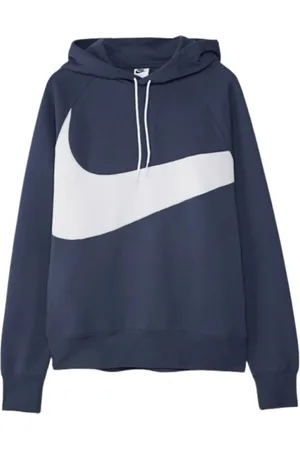 Nike Sweatshirts & Hoodies, Heren, Blauw, XS, Katoen, Blauwe Hoodie Sportmode