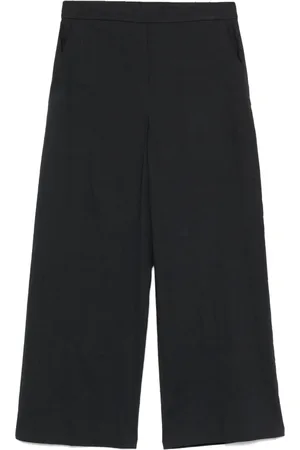 THEORY Broeken, Dames, Blauw, S, Linnen, Rechte Broek