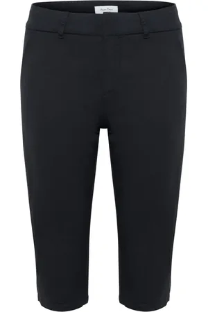 Part Two Broeken, Dames, Zwart, 2Xs, Zwarte Cropped Broek Stijlvol en Comfortabel