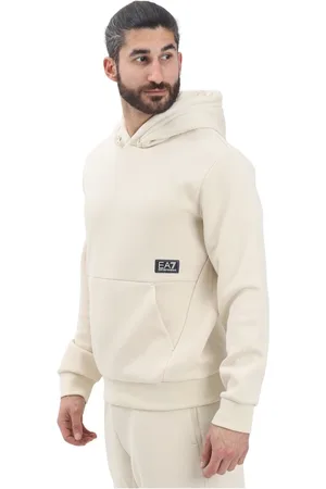 EA7 Sweatshirts & Hoodies, Heren, , S, hoodie Moderne minimalistische stijl