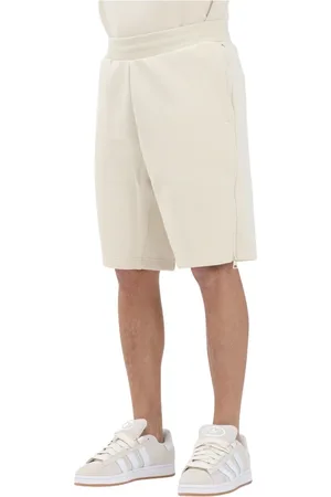 EA7 Korte broeken, Heren, , S, Witte sportieve shorts regular fit lente/zomer