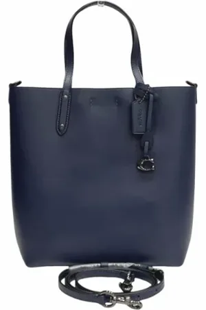 Coach Pre-owned, Dames, Blauw, ONE Size, Tweedehands leren handtassen