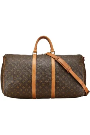 LOUIS VUITTON Pre-owned, Dames, Bruin, ONE Size, Leer, Tweedehands leren Louis Vuitton tassen