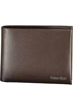 Calvin Klein Accessoires, Heren, Bruin, ONE Size, Leer, Elegante Leren Portemonnee met RFID-bescherming