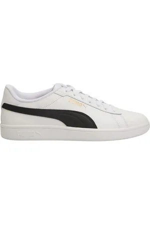 PUMA Schoenen, Heren, Wit, 46 EU, Leer, Klassieke Smash Sneaker