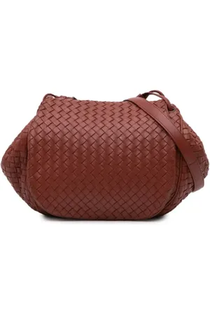 Bottega Veneta Pre-owned, Dames, Rood, ONE Size, Leer, Pre-owned Leather crossbody-bags