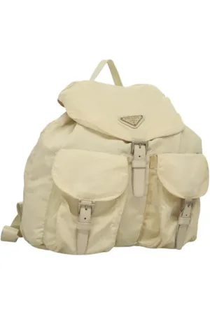 Prada Pre-owned, Dames, , ONE Size, Nylon, Pre-owned Nylon backpacks