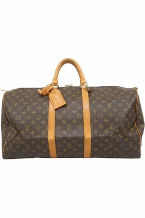 LOUIS VUITTON Pre-owned, Dames, Bruin, ONE Size, Tweedehands Canvas Louis Vuitton tassen