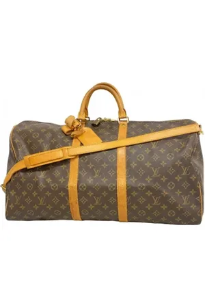 LOUIS VUITTON Pre-owned, Dames, Bruin, ONE Size, Tweedehands Canvas Louis Vuitton tassen
