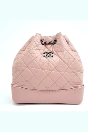 CHANEL Pre-owned, Dames, Roze, ONE Size, Pre-owned Leather backpacks