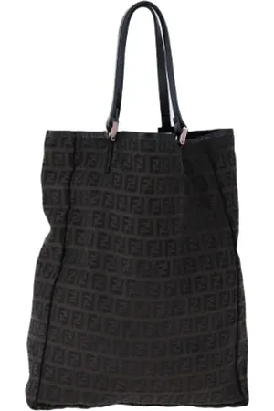 Fendi Pre-owned, Dames, Bruin, ONE Size, Pre-owned Canvas totes