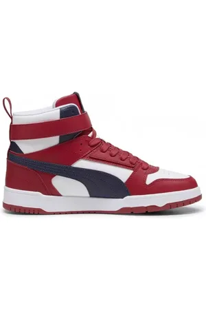 PUMA Schoenen, Heren, Veelkleurig, 42 EU, Retrostijl Sneakers met Klittenbandsluiting