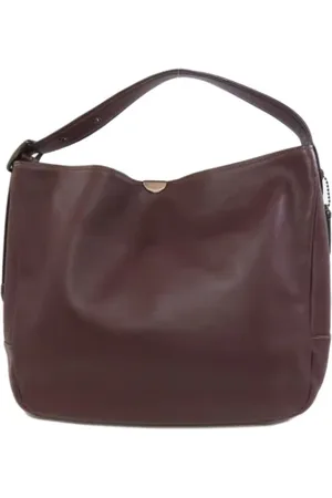 Coach Pre-owned, Dames, Rood, ONE Size, Leer, Tweedehands leren handtassen