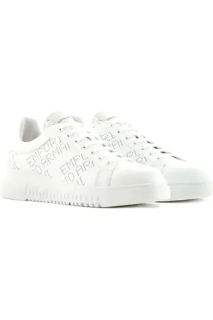 Emporio Armani Schoenen, Dames, Wit, 39 EU, Casual Sneakers voor Dagelijkse Stijl