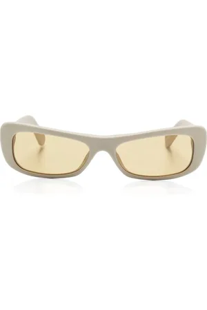 Jacquemus Accessoires, Dames, , ONE Size, Capri Zonnebril met Vierkant Design