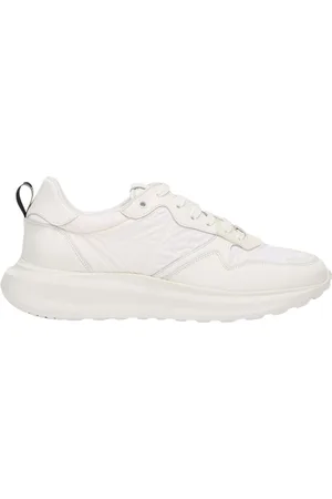 Roberto Cavalli Schoenen, Heren, Wit, 46 EU, Stijlvolle Lace-Up Sneakers