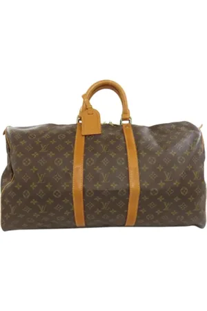 LOUIS VUITTON Pre-owned, Dames, Bruin, ONE Size, Tweedehands Canvas Louis Vuitton tassen