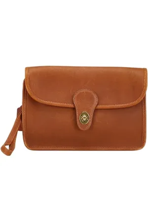 Coach Pre-owned, Dames, Bruin, ONE Size, Pre-owned Leather clutches