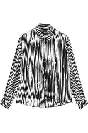 Patrizia Pepe Overhemden, Heren, Veelkleurig, XL, Heren Twill Overhemd met Print