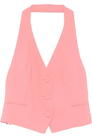 Patrizia Pepe Jassen, Dames, Roze, XS, Sablè Crepe Slim Fit Sweater