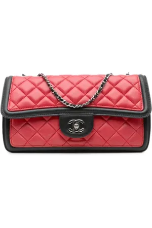 CHANEL Pre-owned, Dames, Rood, ONE Size, Leer, Pre-owned Leather crossbody-bags