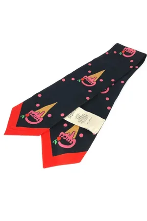Gucci Pre-owned, Dames, Veelkleurig, ONE Size, Pre-owned Silk scarves