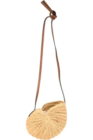 Loewe Pre-owned, Dames, , ONE Size, Denim, Pre-owned Raffia shoulder-bags