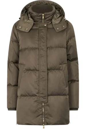 Roberto Cavalli Jassen, Dames, Groen, M, Gewatteerde Pufferjas met Eendendons