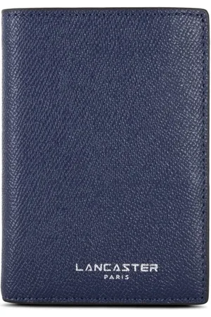 Lancaster Accessoires, Dames, Blauw, ONE Size, Leer, Leren Kaarthouder Rfid Bescherming