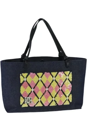 Givenchy Pre-owned, Dames, Blauw, ONE Size, Pre-owned Canvas totes