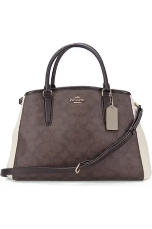 Coach Pre-owned, Dames, Bruin, ONE Size, Pre-owned Plastic handbags