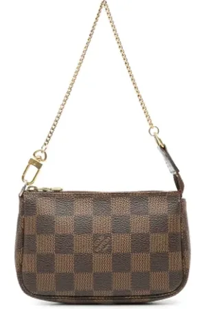 LOUIS VUITTON Pre-owned, Dames, Bruin, ONE Size, Tweedehands Canvas Louis Vuitton tassen