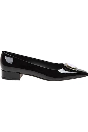 Salvatore Ferragamo Schoenen, Dames, Zwart, 39 1/2 EU, Elegante Ballerina Schoenen voor Vrouwen