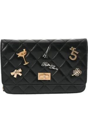 CHANEL Pre-owned, Dames, Zwart, ONE Size, Leer, Tweedehands leren portemonnees
